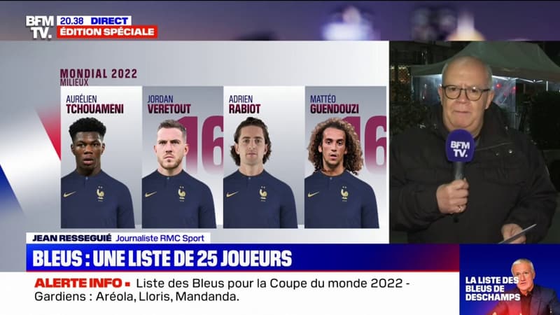 Mondial de football au Qatar: Didier Deschamps présente une liste des Bleus de 25 joueurs