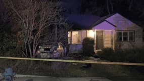 La maison où s'est déroulée la collision à Seattle (Etats-Unis)