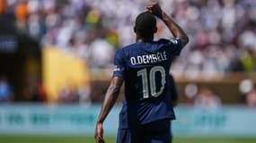 Ousmane Dembélé lors de la demi-finale de la Coupe du monde des clubs entre le PSG et le Real Madrid le 9 juillet 2025
