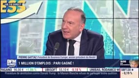 Pour Pierre Gattaz, si les entreprises françaises ont réussi à créer près d'un million d'emplois en 5 ans, c'est grâce à quatre éléments clés que sont la croissance, la formation, la confiance et la compétitivité.