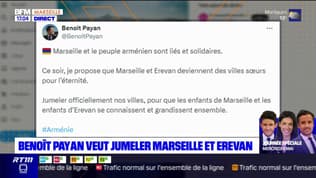 Benoît Payan souhaite jumeler Marseille et Erevan, la capitale de l'Arménie