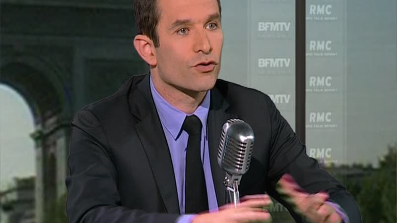 Benoît Hamon, porte-parole du Parti Socialiste