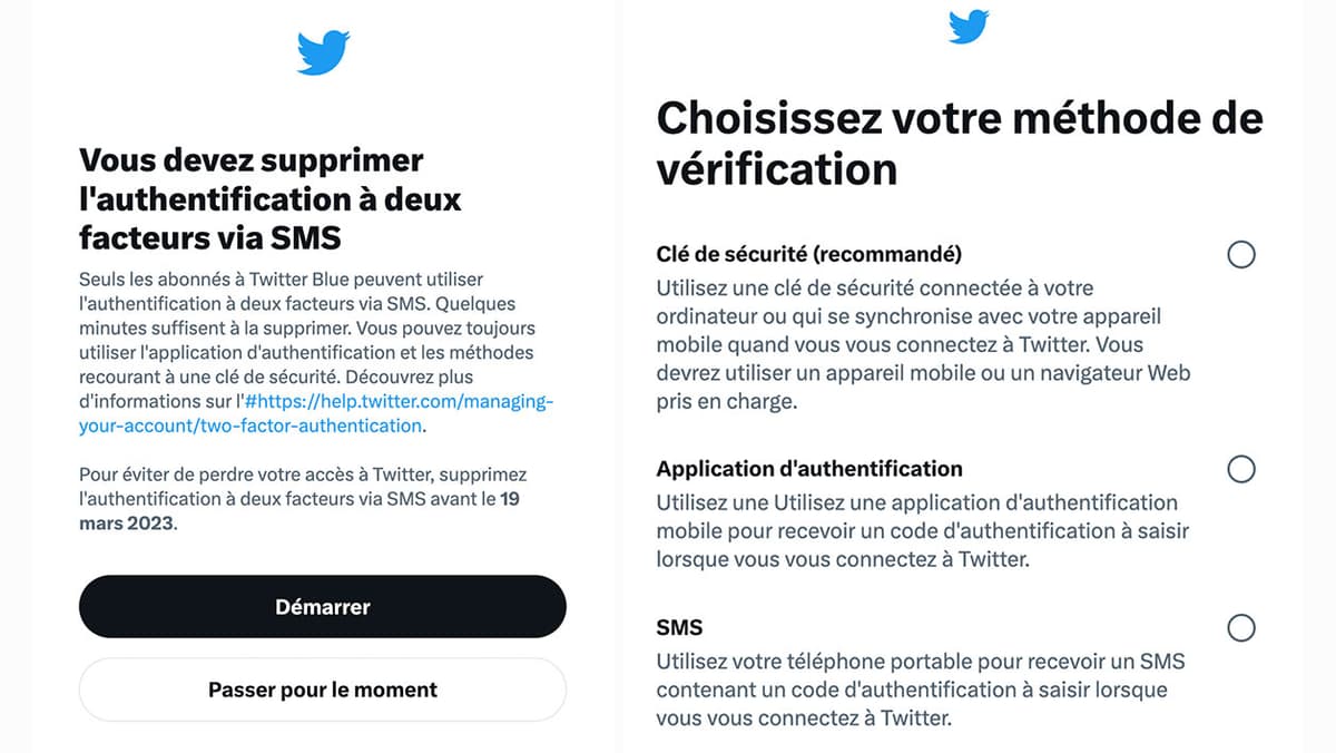 Twitter va vous faire payer pour sécuriser votre compte par SMS