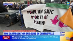 Mouvement "Bloquons tout" en Provence : le cortège statique.