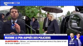 Marine Le Pen auprès des policiers (2) - 12/06