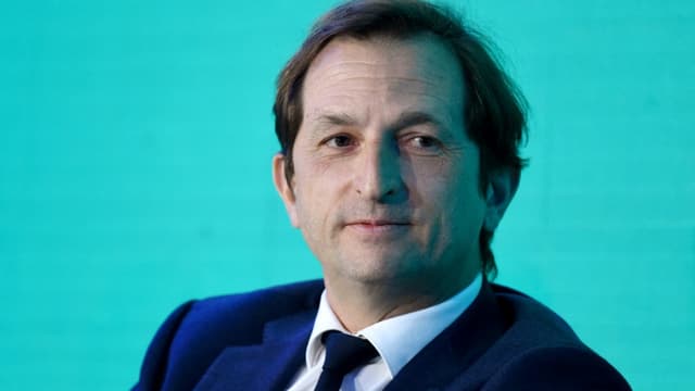 Bertrand Camus le directeur général de Suez, lors d'une réunion boursière à Paris le 14 janvier 2020