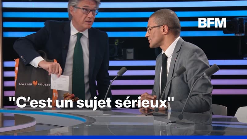 "C'est un sujet sérieux": le maire de Saint-Ouen Karim Bouamrane refuse de goûter du Master Poulet