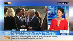 Manuel Valls repart en campagne pour le second tour des départementales - 24/03