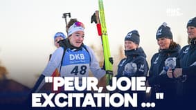 Biathlon : "Peur, joie, excitation ...", Jeanmonnot chamboulée après sa victoire sur la poursuite à Oslo