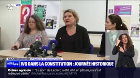 Sarah Durocher (présidente du planning familial), sur l'IVG dans la Constitution: "C'est le fruit de décennies de mobilisation" 