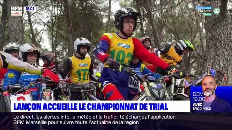 Lançon-Provence: finale du championnat de France de trial