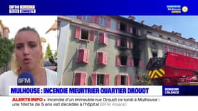 Mulhouse: un incendie meurtrier dans un immeuble de la rue Drouot