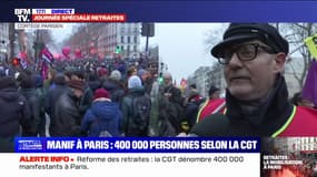 Pour cet employé de la Banque de France, la mobilisation contre la réforme des retraites est "une grande réussite"