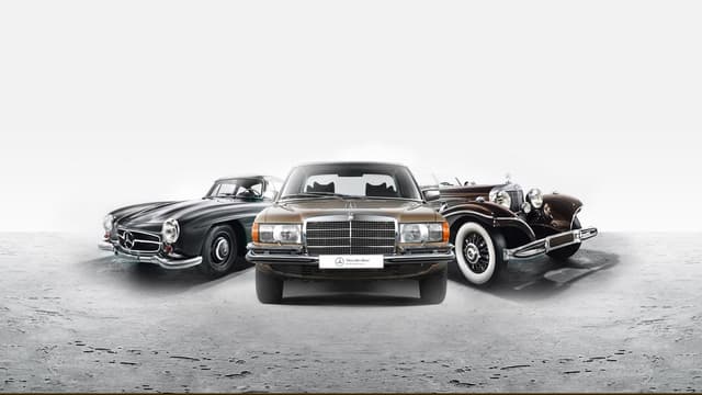 La marque allemande se lance dans la vente de voitures de collection. Un service supervisé par les experts du musée Mercedes-Benz à Stuttgart.