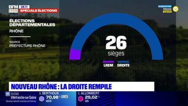 "On a fait une campagne sur nos valeurs": Christophe Guilloteau, président du Rhône, se réjouit de sa réélection aux départementales