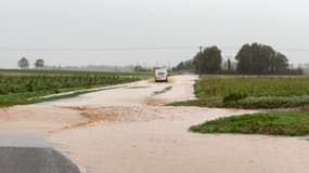 La Hem a débordé le 2 novembre 2023 à proximité de Tournehem.