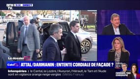 Premier déplacement commun Attal/Darmanin - 10/01