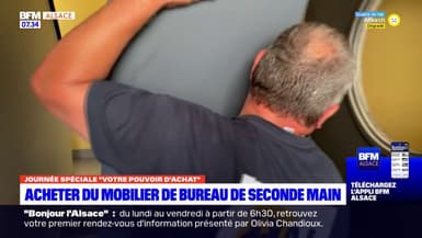 Pouvoir d'achat: une entreprise propose du mobilier de bureau de seconde main