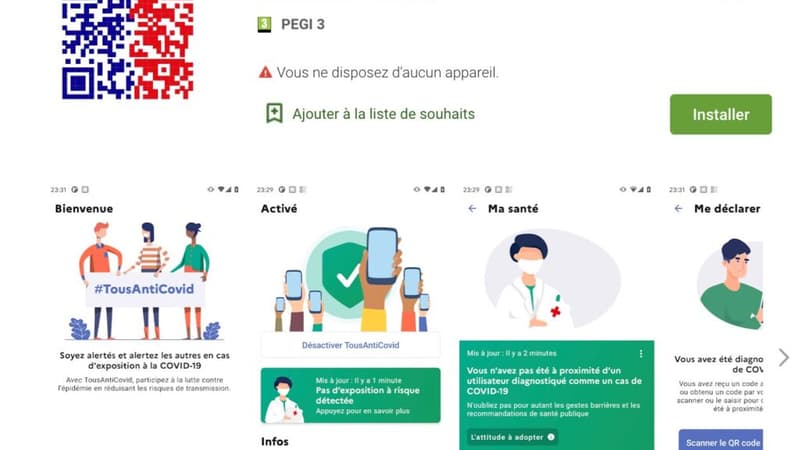 TousAntiCovid se veut plus interactive que StopCovid.