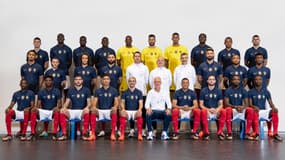 La photo officielle des joueurs de l'équipe de France avant le Mondial au Qatar, le 15 novembre 2022
