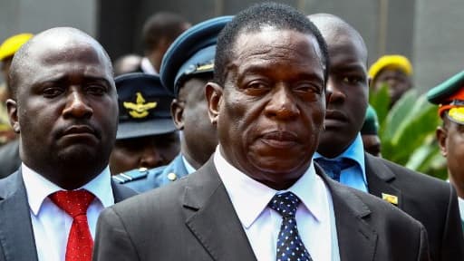 L'ancien président Emmerson Mnangagwa le 7 janvier 2017