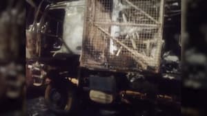 Le camion détruit dans la seconde explosion sur le Dakar 