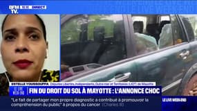 Suppression du droit du sol: "La vie normale n'est plus possible à Mayotte" selon la députée Estelle Youssouffa