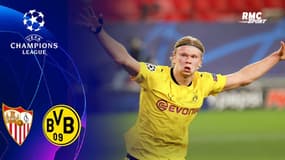 Séville 2-3 Dortmund : la masterclass du cyborg Haaland, auteur d'un doublé