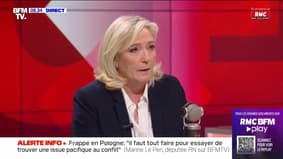 Marine Le Pen: "La perspective d'une guerre mondiale me fait extrêmement peur"