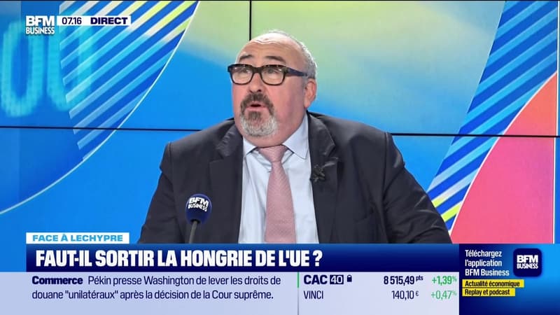 Emmanuel Lechypre face à Raphaël Legendre : Faut-il sortir la Hongrie de l'UE ? - 23/02
