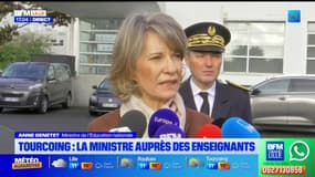 Tourcoing: Anne Genetet demande "le soutien de la nation" contre les agressions d'enseignants