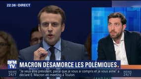 Toulon: Emmanuel Macron détaille son programme et désamorce les polémiques