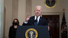 Le président américain Joe Biden, le 20 avril 2021 à la Maison Blanche
