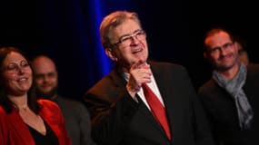 Jean-Luc Mélenchon à Redon (Ille-et-Vilaine) le 9 décembre 2024.