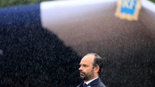 Edouard Philippe lors de la cérémonie de l'armistice, le 11 novembre 2017