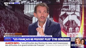 Consommation: "Le panier moyen baisse"» déclare Alexandre Bompard (PDG de Carrefour)