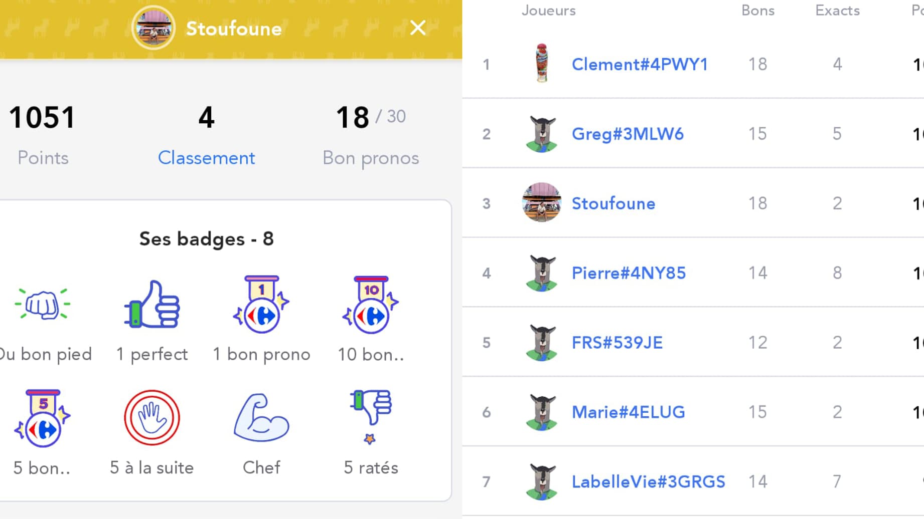 Steven, actuel 4e au général