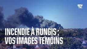 Marché de Rungis: vos images témoins de l'incendie