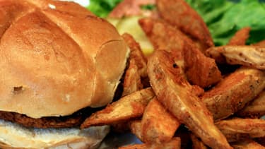 Burger frites (photo d'illustration).