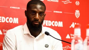 Tiémoué Bakayoko en conférence de presse, à Monaco le 3 septembre 2019