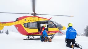 Image d'illustration - exercice de sauvetage en Haute-Savoie en janvier 2019