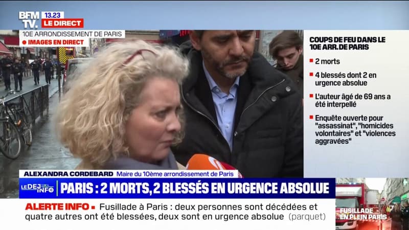LeS coups de feu ont touché "un centre communautaire kurde, un restaurant et un coiffeur" selon Alexandra Cordebard, maire du 10ème arrondissement de Paris