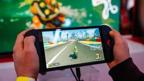 Test de Mario Kart World sur Nintendo Switch 2, à Paris, le 2 avril 2025