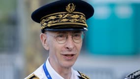 Le préfet de police de Paris Didier Lallement sur l'avenue des Champs-Elysées, le 14 juillet 2022