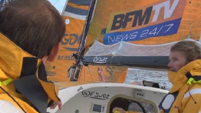 Le bateau GDF-Suez pour lequel BFMTV est partenaire.