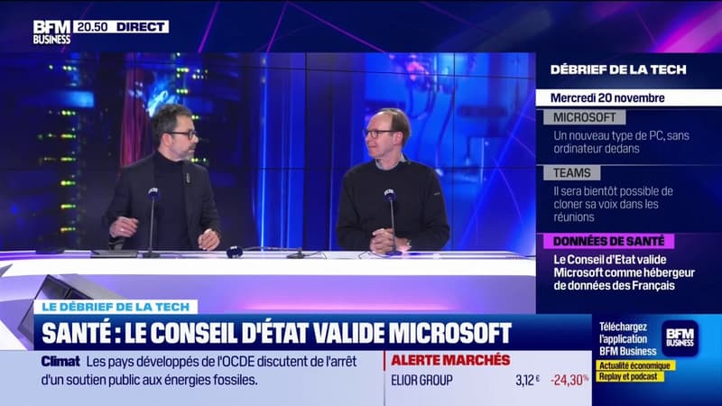 Santé : le Conseil d'État valide Microsoft