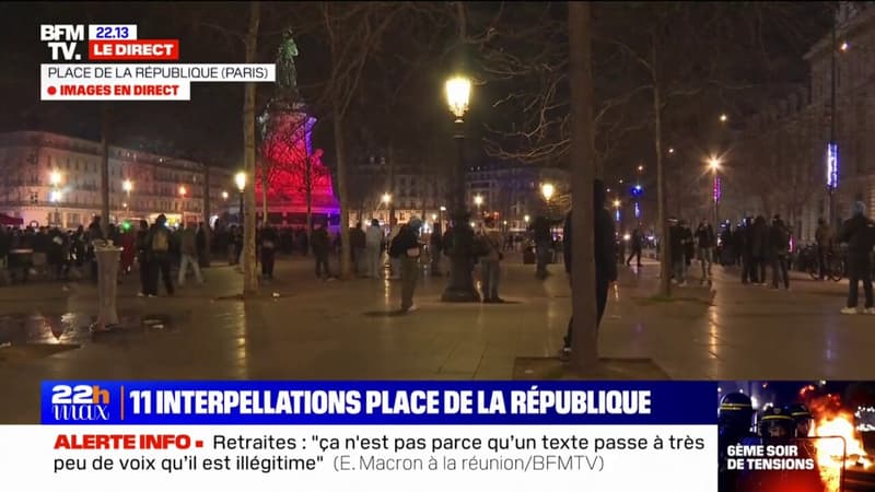 Paris: les forces de l'ordre cherchent à évacuer la place de la République
