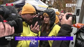 Mobilisation agricole: Michel Barnier téléphone à la Coordination rurale 