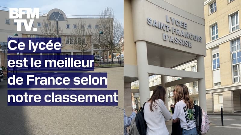 Dans les Yvelines, le lycée Saint-François-d'Assise est le meilleur de France selon le classement BFMTV
