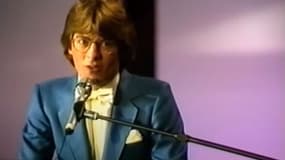 Le chanteur Guy Bonnet en 1980 à l'Eurovision